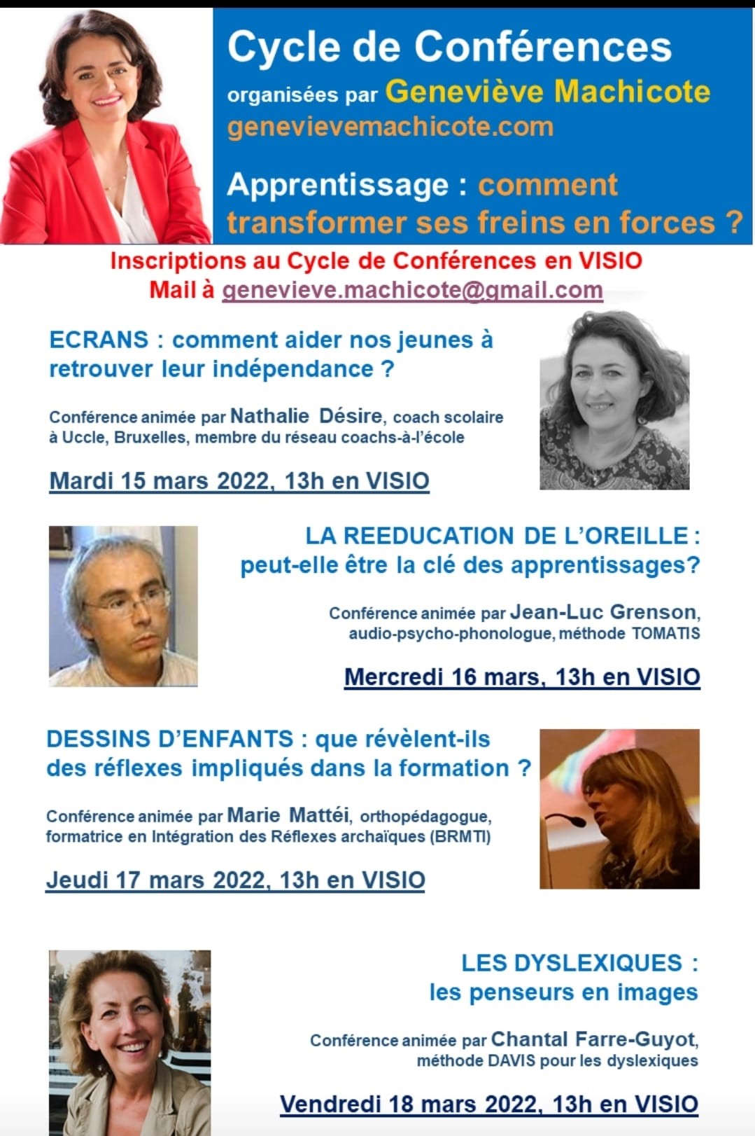 Cycle de conférences Machicote