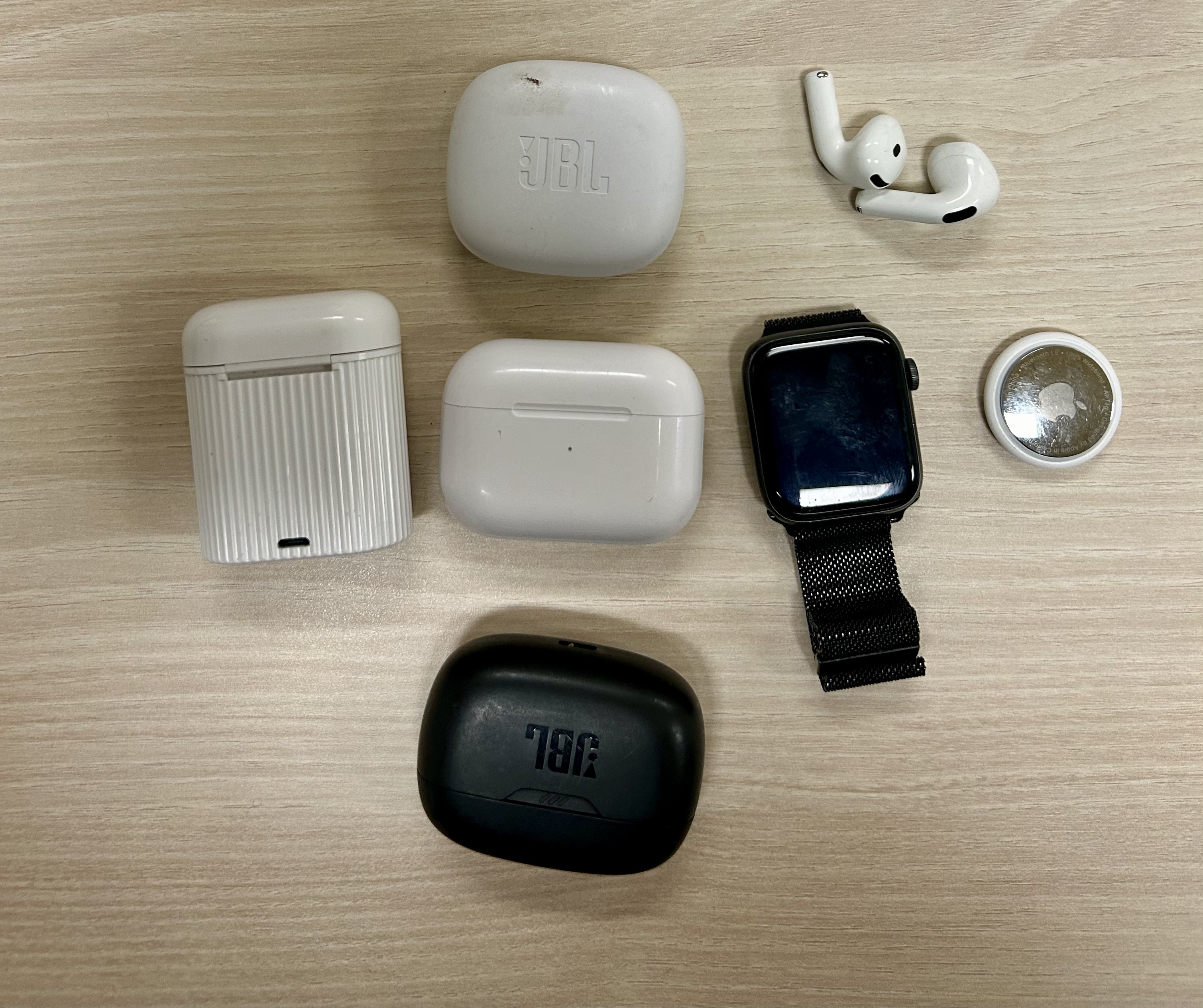 Photo of various electronic devices